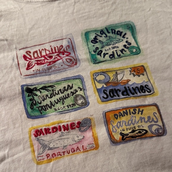 Sardine Cans Graphic T-Shirt - Picture 2 of 6